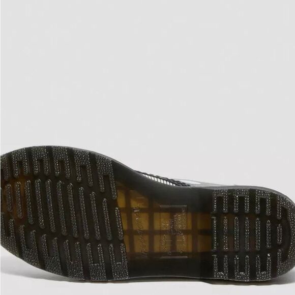 Dr. Martens Pascal Polka Dot & Stripe Boots Black/White Leather Women’s Size 7 - Picture 5 of 14